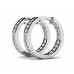 2.50 Ct Ladies RoundCut Diamond Hoop Huggie Earrings 2.50 Ct Ladies RoundCut Diamond Hoop Huggie Earrings